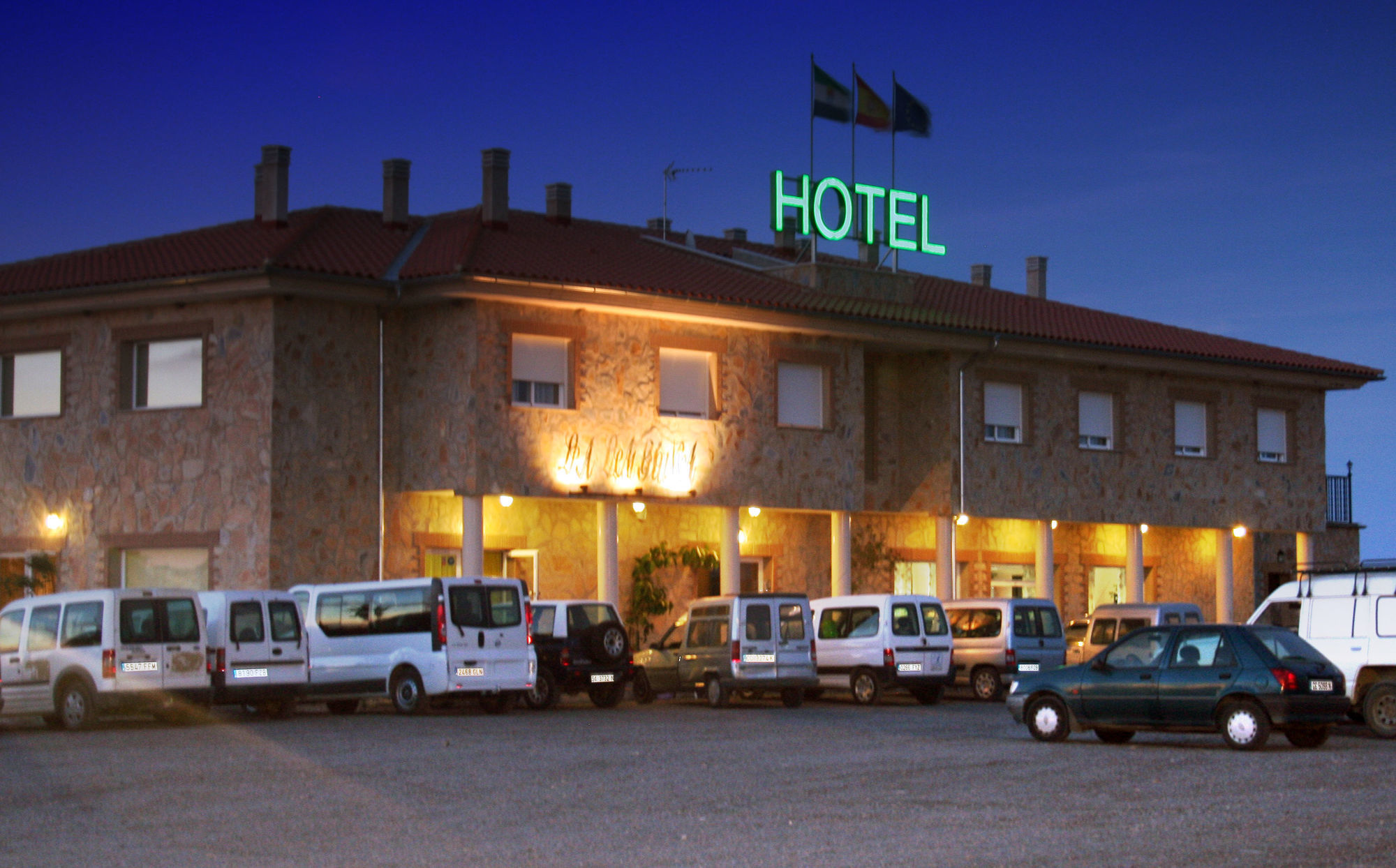 Hotel Restaurante Sostenible La Laguna Brozas Exterior foto